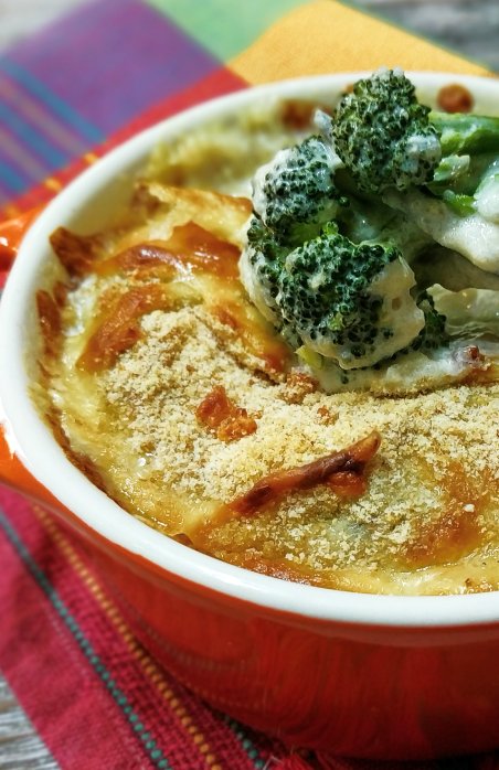Запеканка из брокколи с сыром